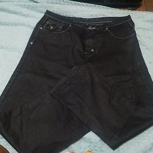 Men black 40x casual jeans